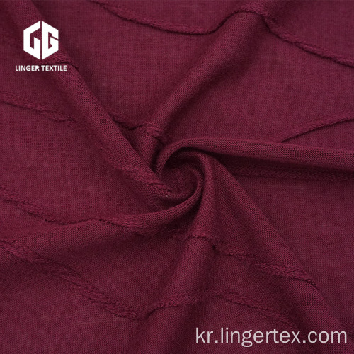 65/35 TR Jacquard Single Jersey Fabric Polyester Rayon